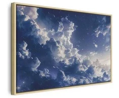 Artgeist Paveikslas - Starry Clouds and Delicate Light Over a Corner of the Sky