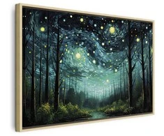Artgeist Paveikslas - Starry night - a contemporary version of Van Gogh's night sky