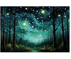 Artgeist Paveikslas - Starry night - a contemporary version of Van Gogh's night sky