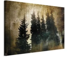 Artgeist Paveikslas - Stately Spruces (1 Part) Wide
