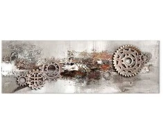 Artgeist Paveikslas - Steel Cranks (1 Part) Narrow