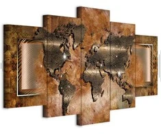 Artgeist Paveikslas - Steel Map