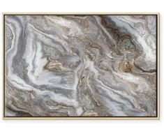 Artgeist Paveikslas - Stone abstractions – marble structures in neutral shades