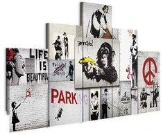 Artgeist Paveikslas - Street Crimes: Banksy Art