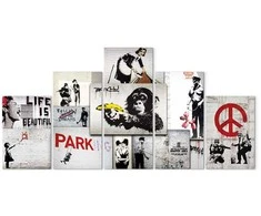 Artgeist Paveikslas - Street Crimes: Banksy Art