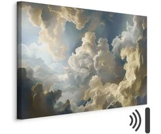 Artgeist Paveikslas - Sun and Shadows: A Theatrical Ekranas of Nature High Above the Earth