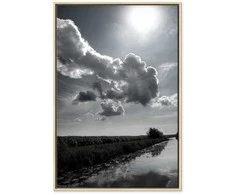Artgeist Paveikslas - Sun Over Clouds (1-part) - Sky Reflection in Water Field