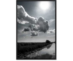 Artgeist Paveikslas - Sun Over Clouds (1-part) - Sky Reflection in Water Field