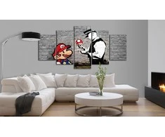 Artgeist Paveikslas - Super Mario Mushroom Cop (Banksy)