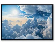 Artgeist Paveikslas - Symphony of Light: Sun and Clouds Collaborating on a Beautiful Sky
