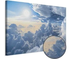 Artgeist Paveikslas - Symphony of Light: Sun and Clouds Collaborating on a Beautiful Sky