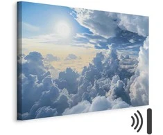 Artgeist Paveikslas - Symphony of Light: Sun and Clouds Collaborating on a Beautiful Sky