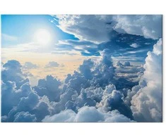 Artgeist Paveikslas - Symphony of Light: Sun and Clouds Collaborating on a Beautiful Sky