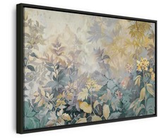 Artgeist Paveikslas - Tapestry Pattern with a Meadow and Flowers Kilim with a Spring Motif