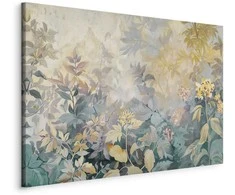 Artgeist Paveikslas - Tapestry Pattern with a Meadow and Flowers Kilim with a Spring Motif