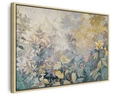 Artgeist Paveikslas - Tapestry Pattern with a Meadow and Flowers Kilim with a Spring Motif