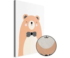 Artgeist Paveikslas - Teddy Bear in Bow Tie (1 Part) Vertical
