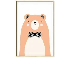 Artgeist Paveikslas - Teddy Bear in Bow Tie (1 Part) Vertical