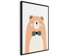 Artgeist Paveikslas - Teddy Bear in Bow Tie (1 Part) Vertical