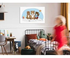 Artgeist Paveikslas - Teddy Bears on the Beach (1 Part) Wide