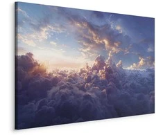 Artgeist Paveikslas - The Sun in Hiding: The Golden Face of the Sky Over a Cloudy Sea
