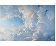 Artgeist Paveikslas - The Sun Revealing the Secrets of the Clouds: Spectacular Images in the Sky