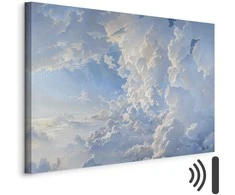 Artgeist Paveikslas - The Sun Revealing the Secrets of the Clouds: Spectacular Images in the Sky