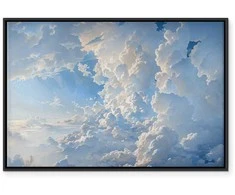 Artgeist Paveikslas - The Sun Revealing the Secrets of the Clouds: Spectacular Images in the Sky