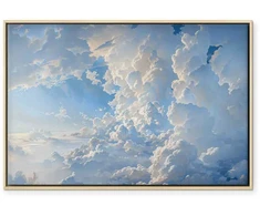 Artgeist Paveikslas - The Sun Revealing the Secrets of the Clouds: Spectacular Images in the Sky