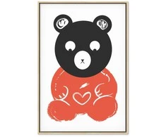 Artgeist Paveikslas - Thoughtful Bear (1 Part) Vertical