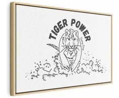 Artgeist Paveikslas - Tiger Power (1 Part) Wide