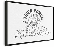 Artgeist Paveikslas - Tiger Power (1 Part) Wide