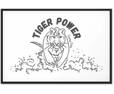 Artgeist Paveikslas - Tiger Power (1 Part) Wide