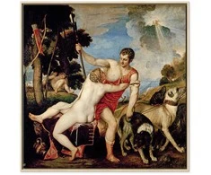 Artgeist Paveikslas - Titian – Venus and Adonis