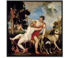 Artgeist Paveikslas - Titian – Venus and Adonis