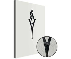 Artgeist Paveikslas - Torch Shaped Like an Inverted Eiffel Tower