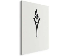 Artgeist Paveikslas - Torch Shaped Like an Inverted Eiffel Tower