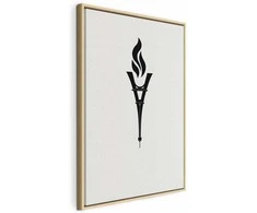 Artgeist Paveikslas - Torch Shaped Like an Inverted Eiffel Tower