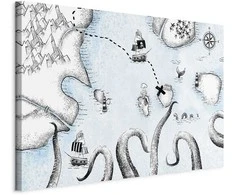 Artgeist Paveikslas - Treasure Map (1 Part) Wide