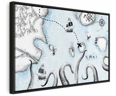 Artgeist Paveikslas - Treasure Map (1 Part) Wide