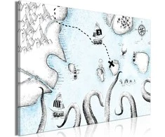 Artgeist Paveikslas - Treasure Map (1 Part) Wide
