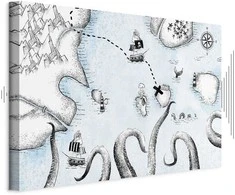 Artgeist Paveikslas - Treasure Map (1 Part) Wide