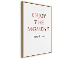 Artgeist Paveikslas - Unique Moment (1-part) - English Text on Baltas Background