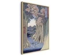 Artgeist Paveikslas - Utagawa Hiroshige – The monkey bridge in the Kai province