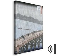 Artgeist Paveikslas - Utagawa Hiroshige – Sudden Shower over Shin-Ohashi Bridge and Atake