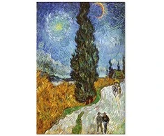 Artgeist Paveikslas - Vincent van Gogh – Road with Cypress and Star