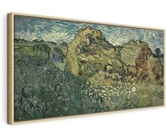Artgeist Paveikslas - Vincent Van Gogh – Field with Wheat Stacks