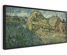 Artgeist Paveikslas - Vincent Van Gogh – Field with Wheat Stacks