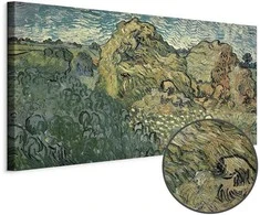 Artgeist Paveikslas - Vincent Van Gogh – Field with Wheat Stacks