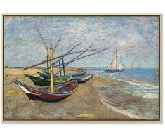 Artgeist Paveikslas - Vincent van Gogh – Fishing Boats on the Beach